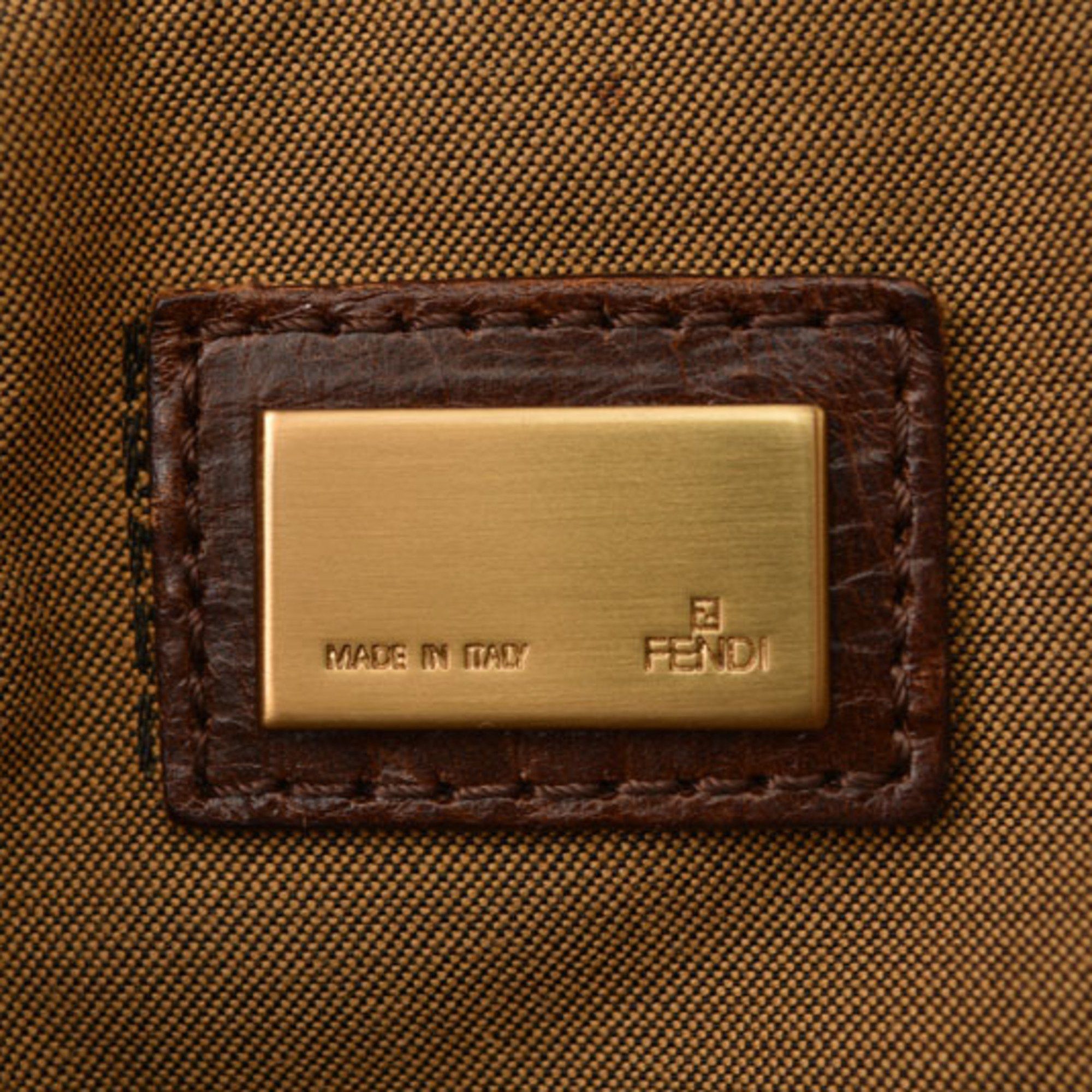 Fendi FENDI Zucca pattern 8BL068 Khaki Brown Size ONE SIZE - 13 Thumbnail