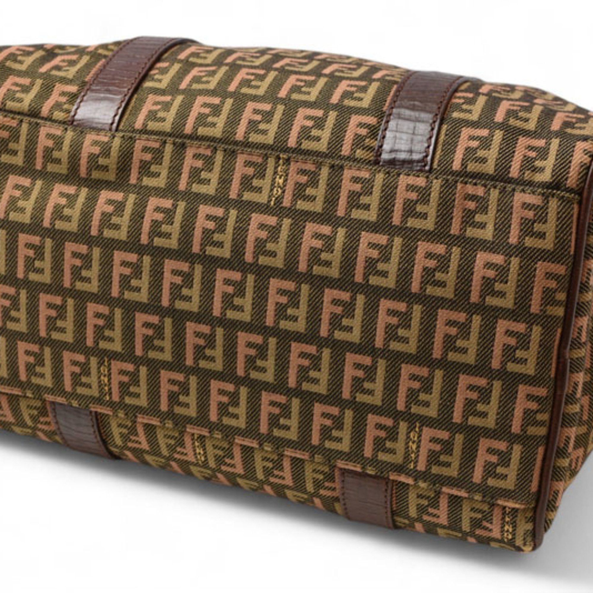 Fendi FENDI Zucca pattern 8BL068 Khaki Brown Size ONE SIZE - 5 Thumbnail