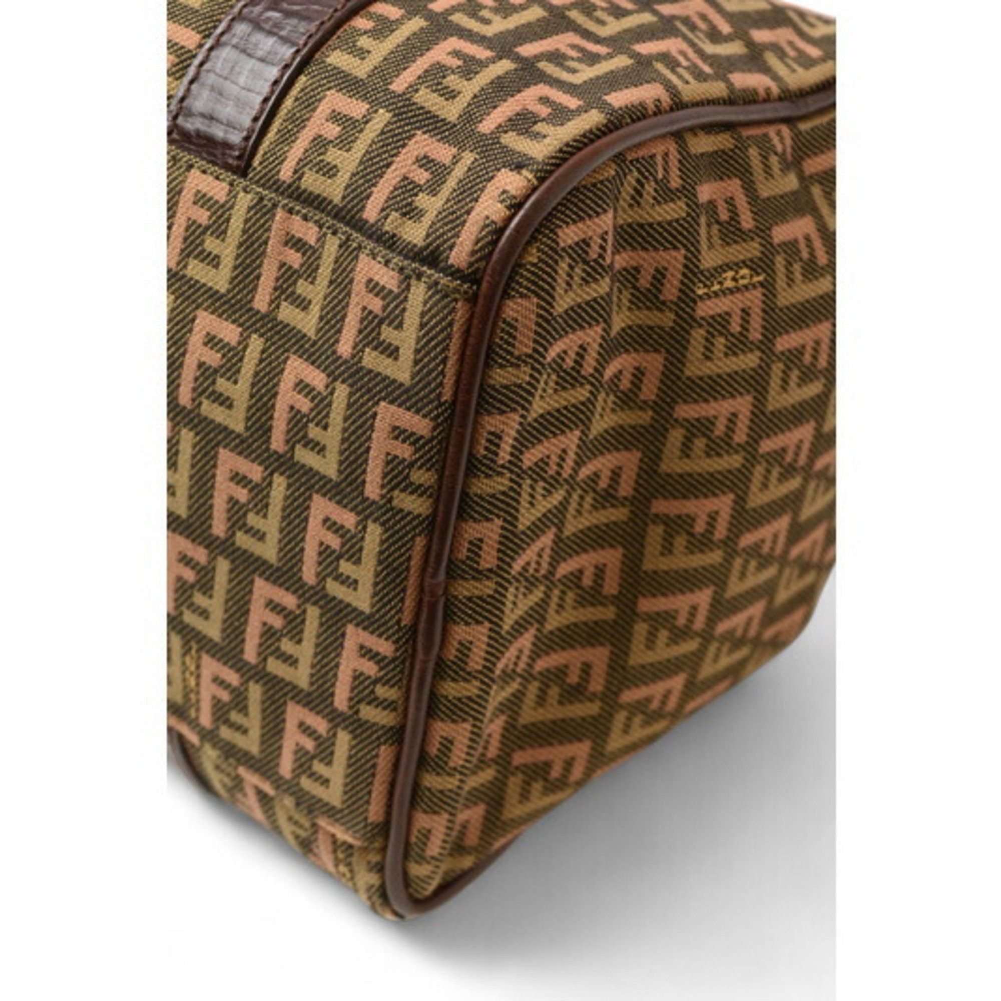 Fendi FENDI Zucca pattern 8BL068 Khaki Brown Size ONE SIZE - 3 Thumbnail