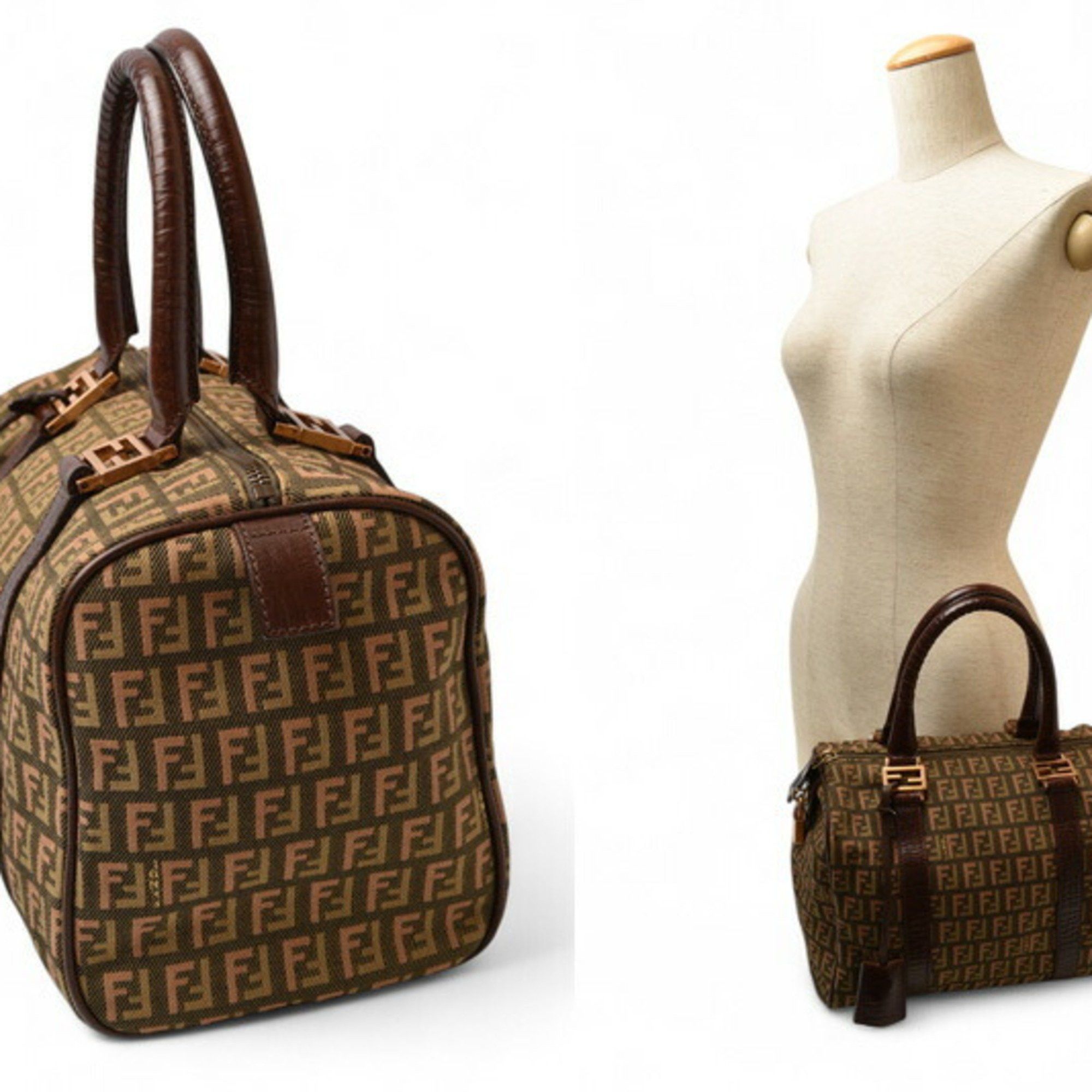 Fendi FENDI Zucca pattern 8BL068 Khaki Brown Size ONE SIZE - 2 Thumbnail