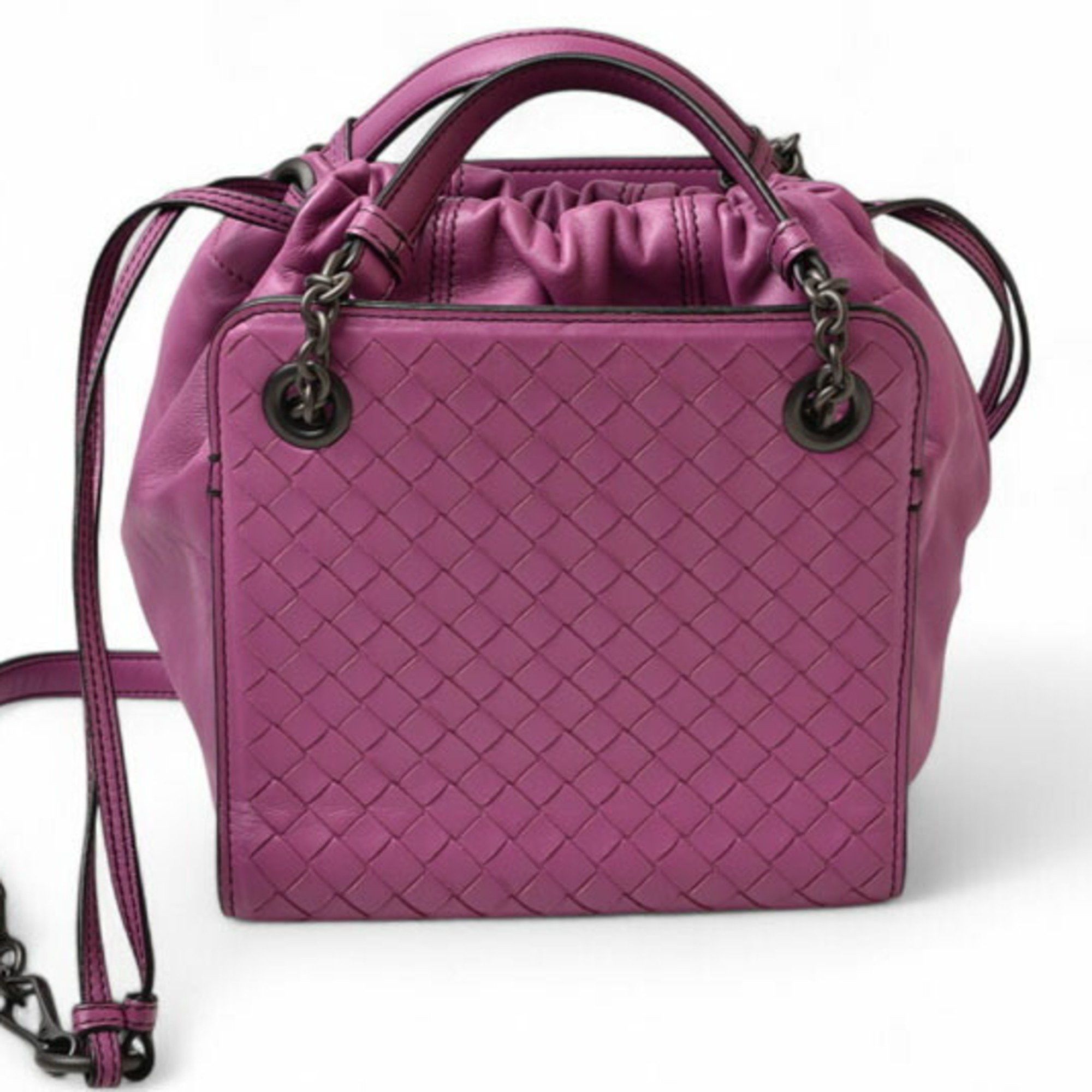 Bottega Veneta Bottega Veneta Handbag Shoulder Bag 2way BOTTEGA VENETA Purple Size ONE SIZE - 2 Thumbnail