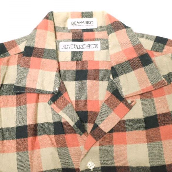 Other Other INDIVIDUALIZED SHIRTS x BEAMS BOY Flannel Shirt Dress Limited Cotton Dresses Size ONE SIZE - 3 Thumbnail