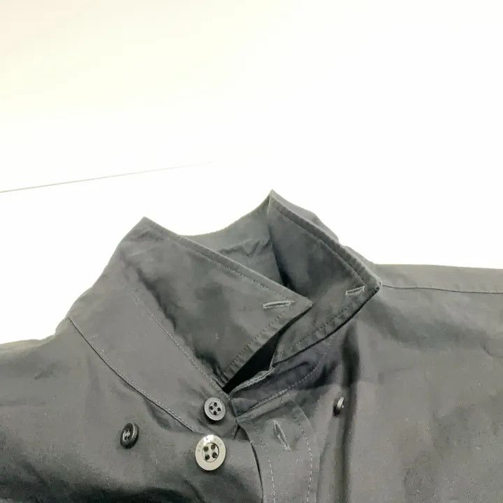 Balenciaga Balenciaga Black Short Sleeve Button-Up Shirt Size US M / EU 48-50 / 2 - 14 Thumbnail