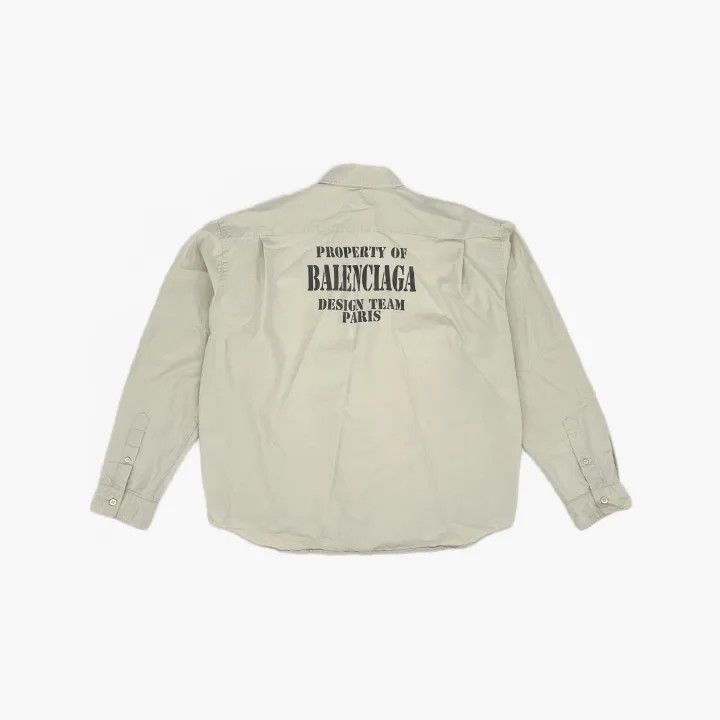 Balenciaga Balenciaga Casual Button-Up Long Sleeve Shirt Size US M / EU 48-50 / 2 - 3 Thumbnail
