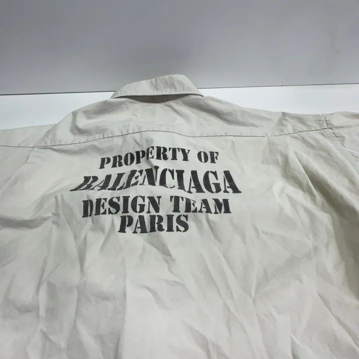 Balenciaga Balenciaga Casual Button-Up Long Sleeve Shirt Size US M / EU 48-50 / 2 - 9 Thumbnail