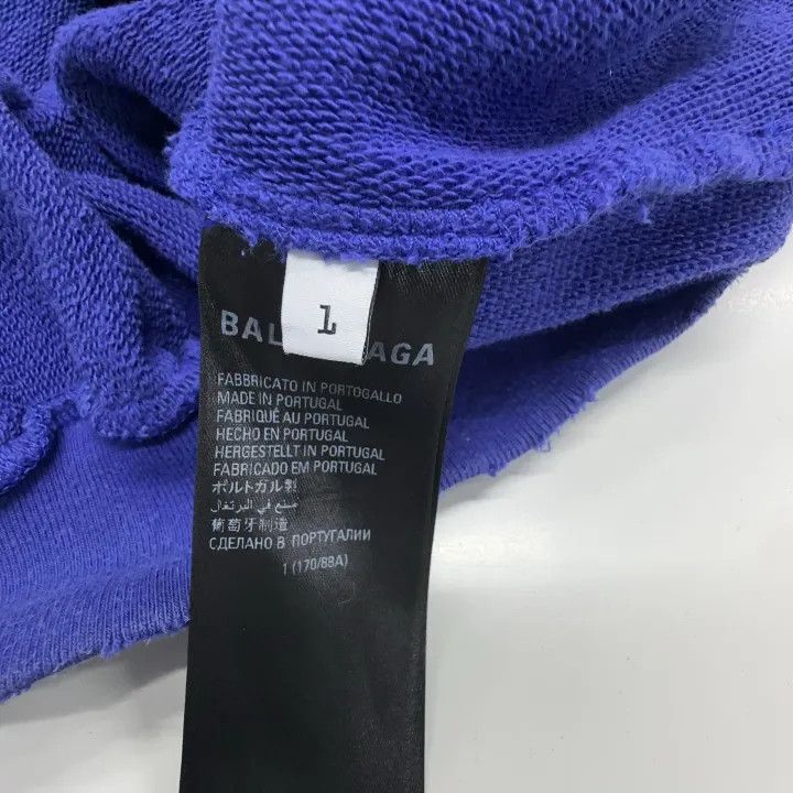 Balenciaga Balenciaga SS23 Logo Print Purple Sweatshirt Size US M / EU 48-50 / 2 - 5 Thumbnail