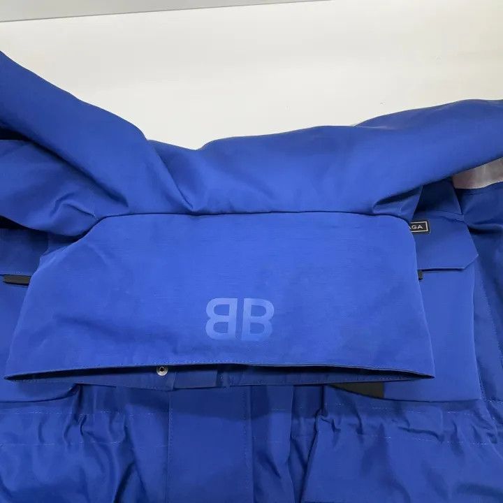 Balenciaga Balenciaga Blue High Neck Zipper Jacket Size US L / EU 52-54 / 3 - 10 Thumbnail