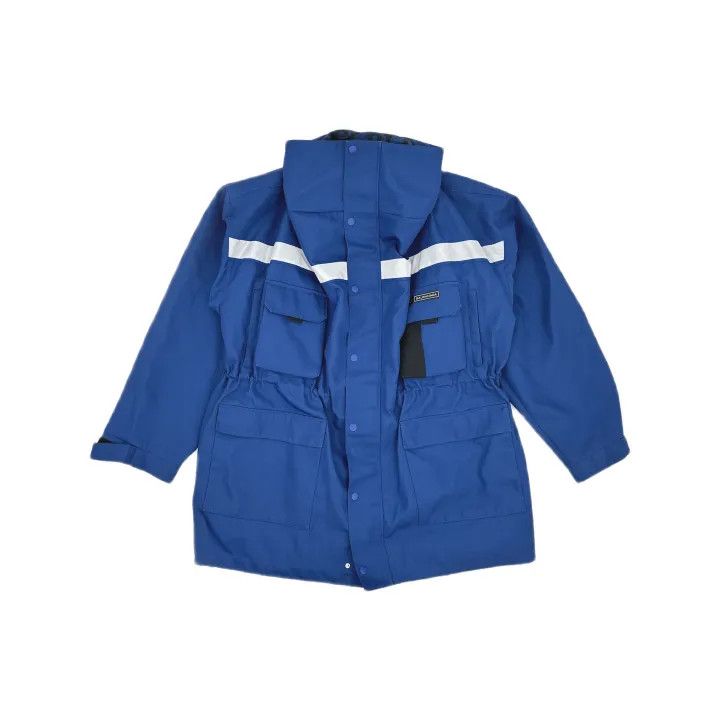 Balenciaga Balenciaga Blue High Neck Zipper Jacket Size US L / EU 52-54 / 3 - 2 Thumbnail