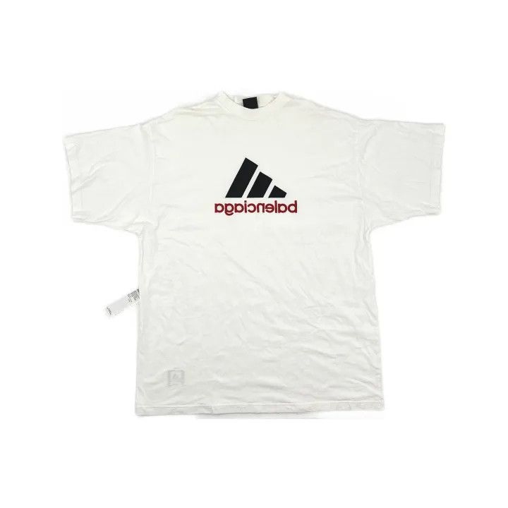 Balenciaga Balenciaga x Adidas Short Sleeve T-Shirt Size US L / EU 52-54 / 3 - 2 Thumbnail