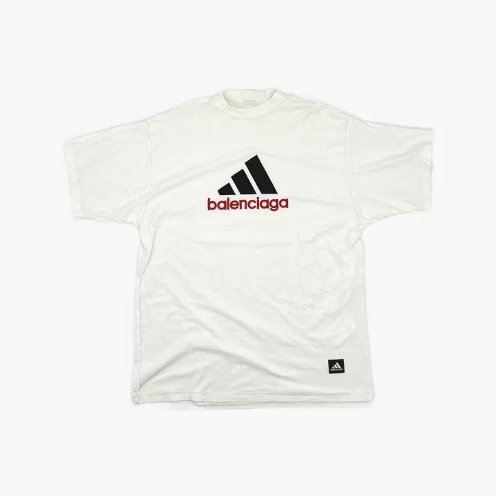 Balenciaga Balenciaga x Adidas Short Sleeve T-Shirt Size US L / EU 52-54 / 3 - 4 Thumbnail