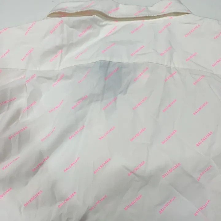 Balenciaga Balenciaga Logo Short Sleeve Shirt for Men Size US L / EU 52-54 / 3 - 4 Thumbnail
