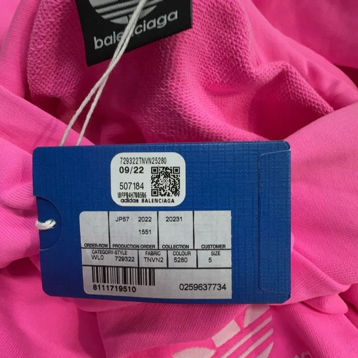 Balenciaga Balenciaga x Adidas Originals Hooded Sweatshirt Size US XXL / EU 58 / 5 - 7 Thumbnail
