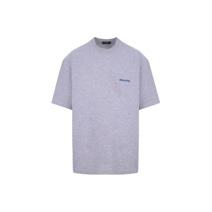 Balenciaga Balenciaga FW21 Logo Embroidered Short Sleeve T-shirt Size US M / EU 48-50 / 2 - 2 Thumbnail