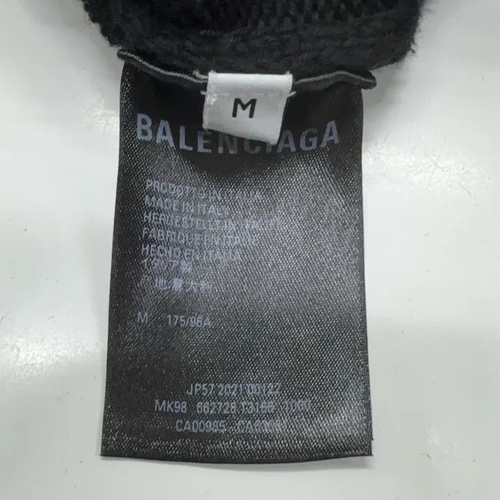 Balenciaga Balenciaga Black Long Sleeve Pullover Sweatshirt Size US M / EU 48-50 / 2 - 4 Thumbnail