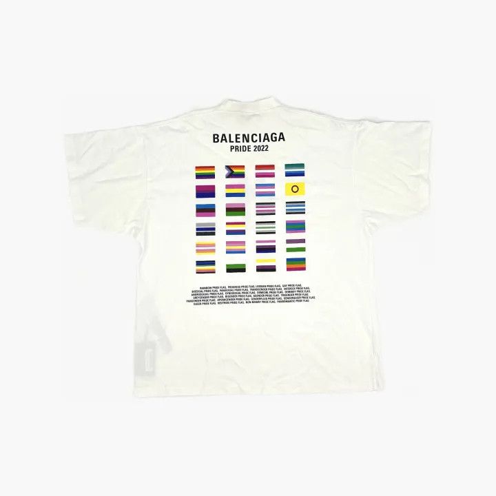 Balenciaga Balenciaga Pride 2022 Graphic Short Sleeve T-Shirt Size US S / EU 44-46 / 1 - 3 Thumbnail