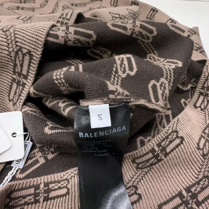 Balenciaga Balenciaga SS23 Logo Printed Long Sleeve Sweater Size US S / EU 44-46 / 1 - 4 Thumbnail