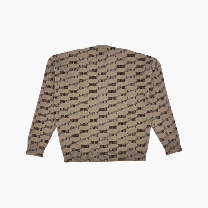Balenciaga Balenciaga SS23 Logo Printed Long Sleeve Sweater Size US S / EU 44-46 / 1 - 3 Thumbnail