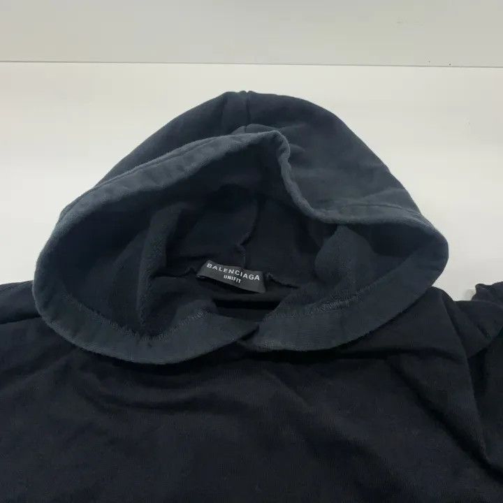 Balenciaga Balenciaga Slim Fit Hooded T-Shirt in Black Size US S / EU 44-46 / 1 - 8 Thumbnail