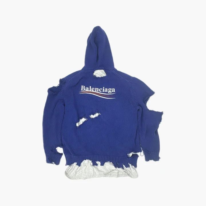 Balenciaga Balenciaga Classic Logo Hooded Sweater Size US S / EU 44-46 / 1 - 3 Thumbnail