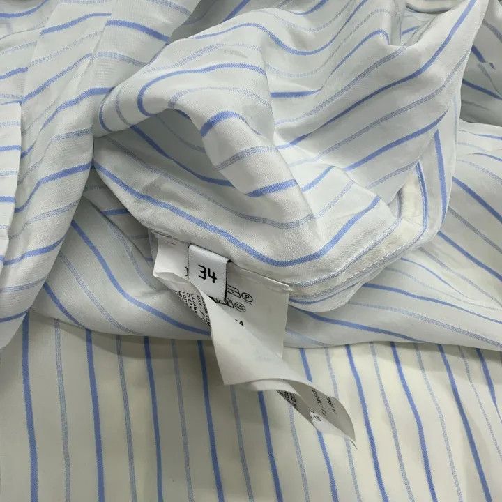 Balenciaga Balenciaga Casual Striped Long Sleeve Shirt Size US S / EU 44-46 / 1 - 5 Thumbnail