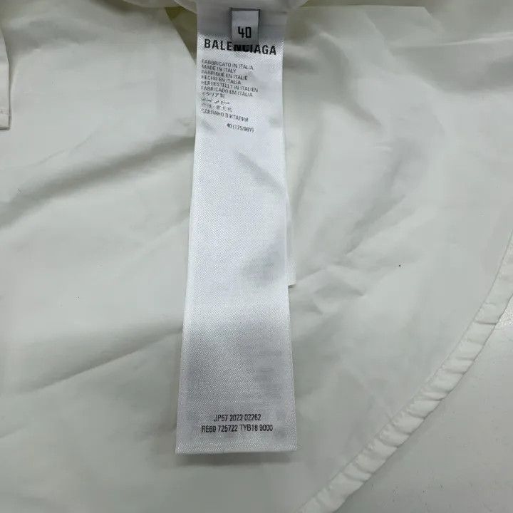 Balenciaga Balenciaga Long Sleeve White Shirt for Men Size US M / EU 48-50 / 2 - 5 Thumbnail