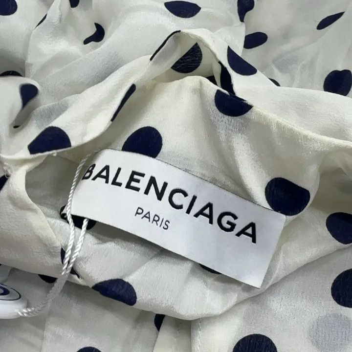 Balenciaga Balenciaga Stylish Polka Dot Button-Up Shirt Size US XXS / EU 40 - 7 Thumbnail