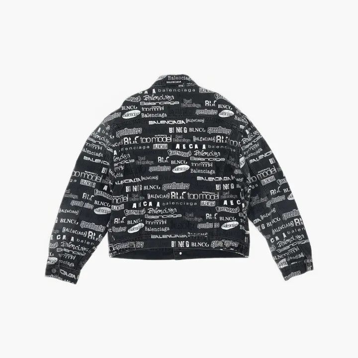 Balenciaga Balenciaga Black and White Graphic Jacket Size US M / EU 48-50 / 2 - 3 Thumbnail