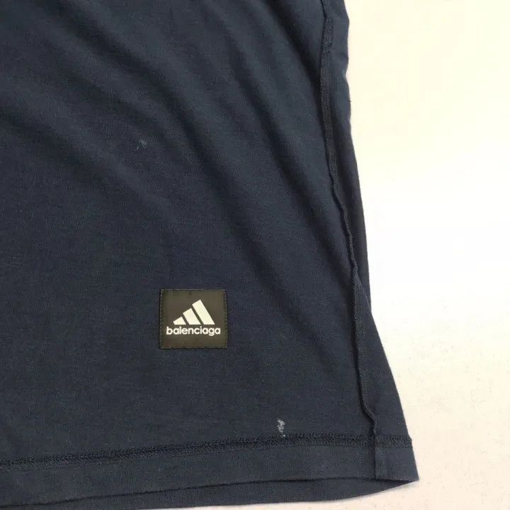 Balenciaga Balenciaga x Adidas Logo Print T-Shirt Size US L / EU 52-54 / 3 - 8 Thumbnail
