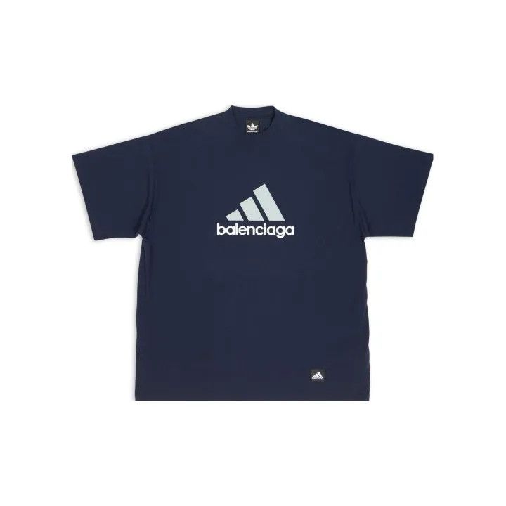 Balenciaga Balenciaga x Adidas Logo Print T-Shirt Size US L / EU 52-54 / 3 - 2 Thumbnail