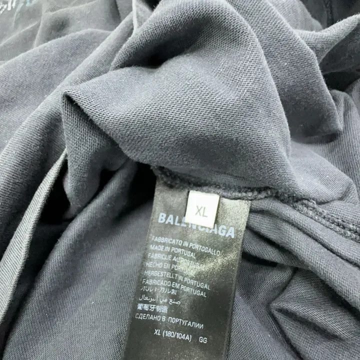 Balenciaga Balenciaga Gray Casual Short Sleeve T-Shirt Size US XL / EU 56 / 4 - 4 Thumbnail