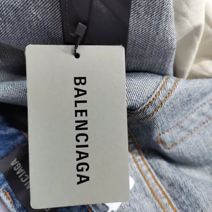 Balenciaga Balenciaga Blue Distressed Casual Denim Pants Size US 26 / EU 42 - 8 Thumbnail