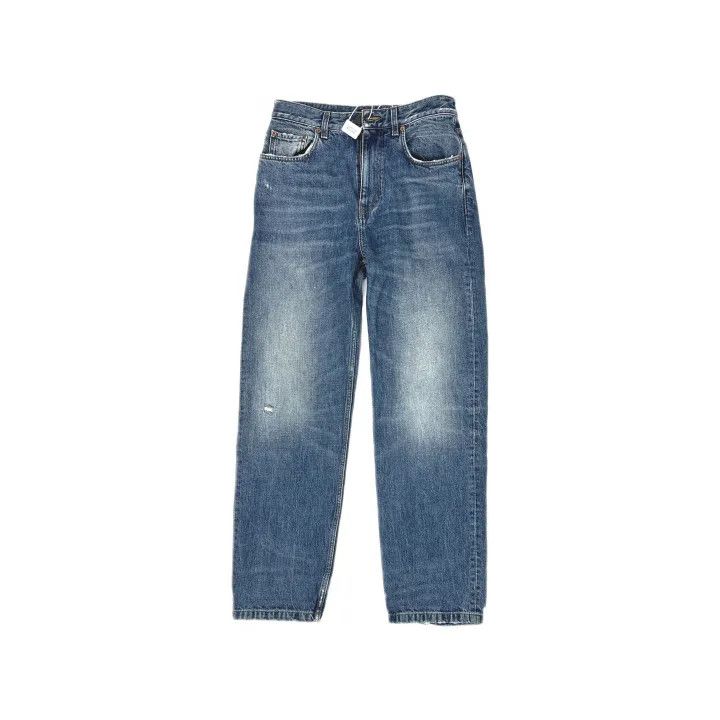Balenciaga Balenciaga Blue Distressed Casual Denim Pants Size US 26 / EU 42 - 2 Thumbnail