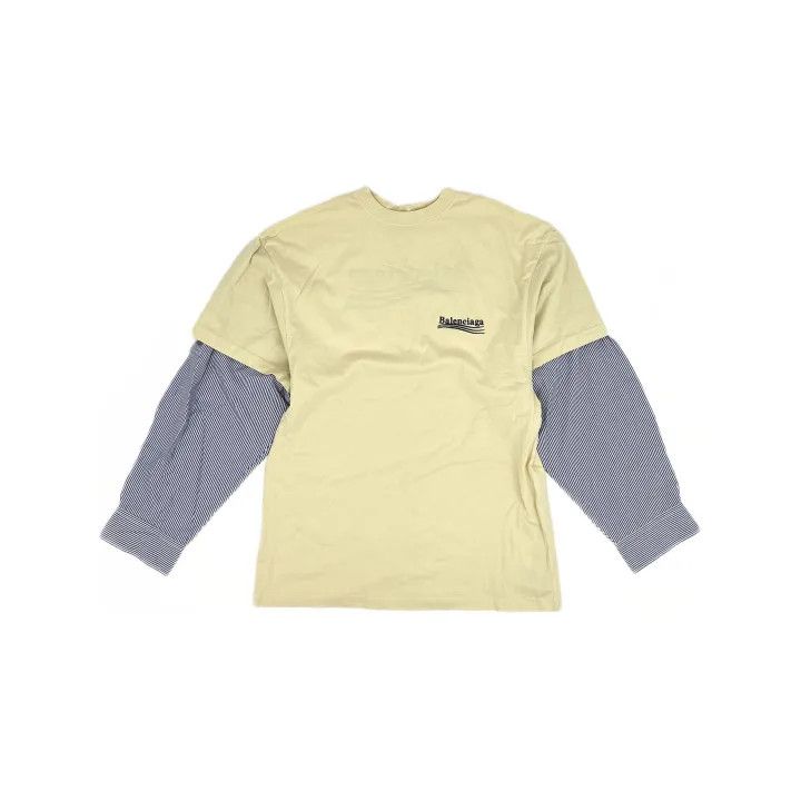 Balenciaga Balenciaga Color Block Long Sleeve T-Shirt Size US M / EU 48-50 / 2 - 2 Thumbnail