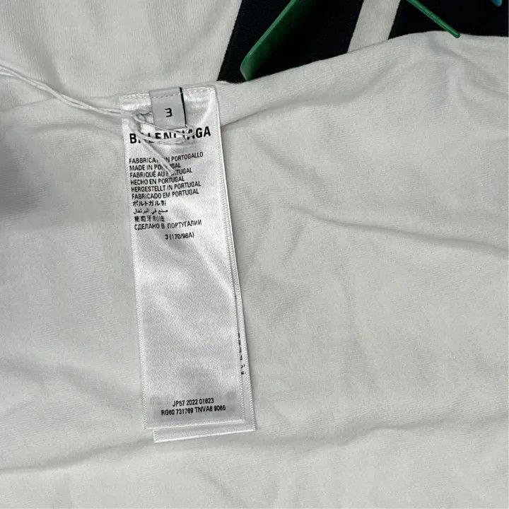 Balenciaga Balenciaga x adidas Logo Embroidered T-Shirt Size US L / EU 52-54 / 3 - 4 Thumbnail