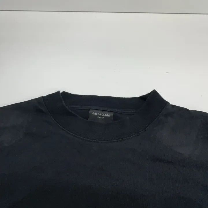 Balenciaga Balenciaga Black Letter Print Short Sleeve T-Shirt Size US L / EU 52-54 / 3 - 8 Thumbnail