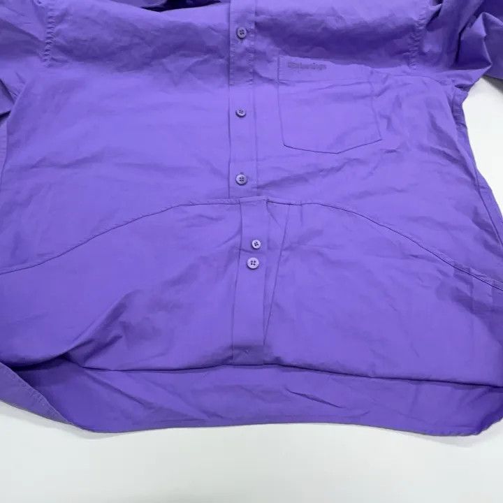Balenciaga Balenciaga Casual Long Sleeve Shirt in Purple Size US XS / EU 42 / 0 - 9 Thumbnail