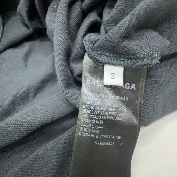 Balenciaga Balenciaga Black Logo Print Short Sleeve T-Shirt Size US S / EU 44-46 / 1 - 4 Thumbnail