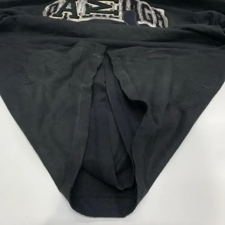 Balenciaga Balenciaga Black Embroidered Logo Short Sleeve T-Shirt Size US M / EU 48-50 / 2 - 9 Thumbnail