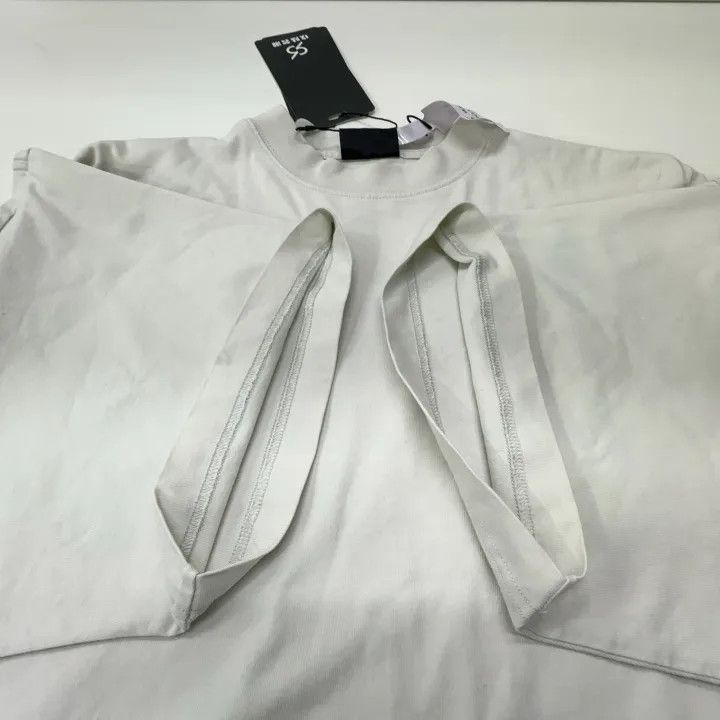 Balenciaga Balenciaga Logo Embroidered Short Sleeve T-Shirt Size US M / EU 48-50 / 2 - 9 Thumbnail