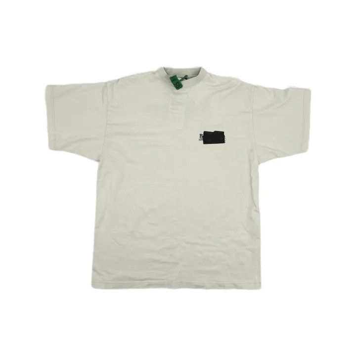 Balenciaga Balenciaga Logo Embroidered Short Sleeve T-Shirt Size US M / EU 48-50 / 2 - 2 Thumbnail
