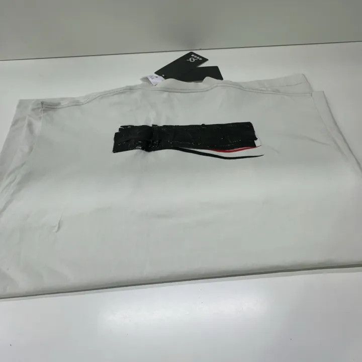 Balenciaga Balenciaga Logo Embroidered Short Sleeve T-Shirt Size US M / EU 48-50 / 2 - 14 Thumbnail