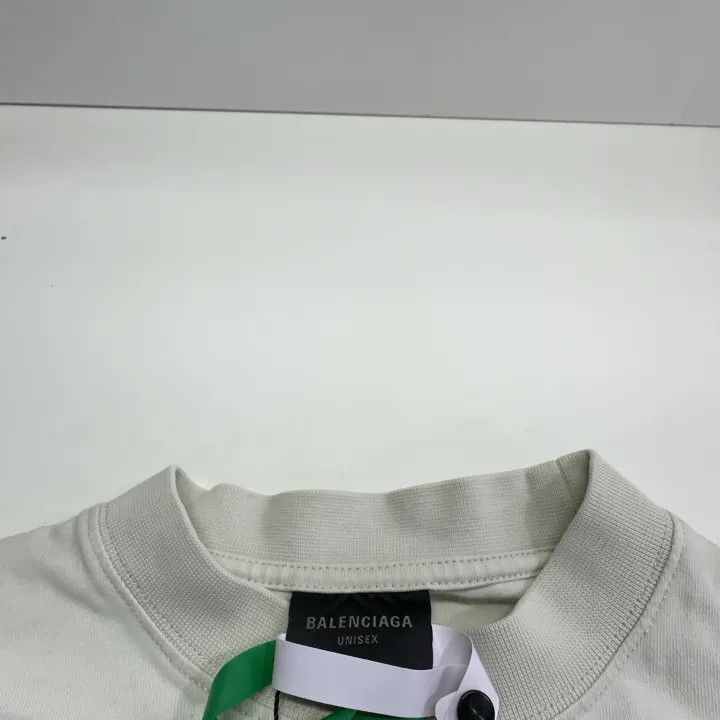 Balenciaga Balenciaga Logo Embroidered Short Sleeve T-Shirt Size US M / EU 48-50 / 2 - 4 Thumbnail