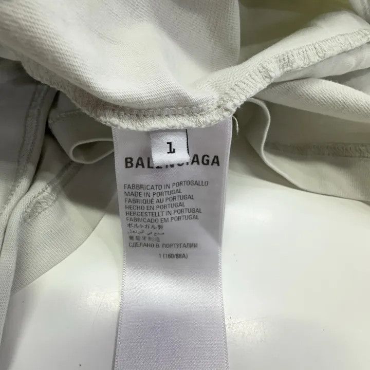 Balenciaga Balenciaga Logo Embroidered Short Sleeve T-Shirt Size US M / EU 48-50 / 2 - 5 Thumbnail