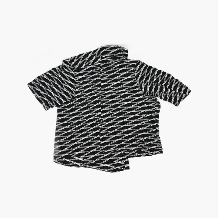Balenciaga Balenciaga Silk Shirt with Logo Print Size US S / EU 44-46 / 1 - 3 Thumbnail