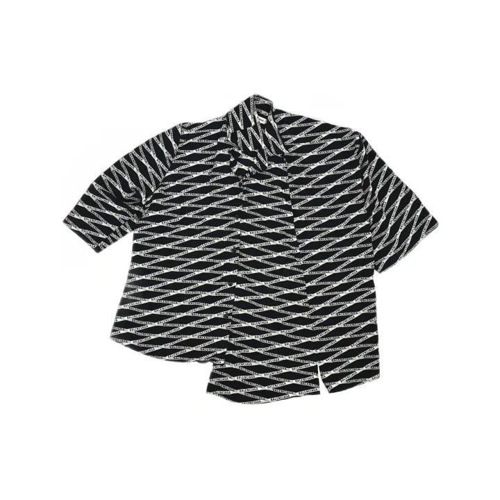 Balenciaga Balenciaga Silk Shirt with Logo Print Size US S / EU 44-46 / 1 - 2 Thumbnail