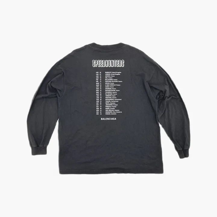 Balenciaga Balenciaga Speedhunters Long Sleeve Sweatshirt Size US M / EU 48-50 / 2 - 3 Thumbnail