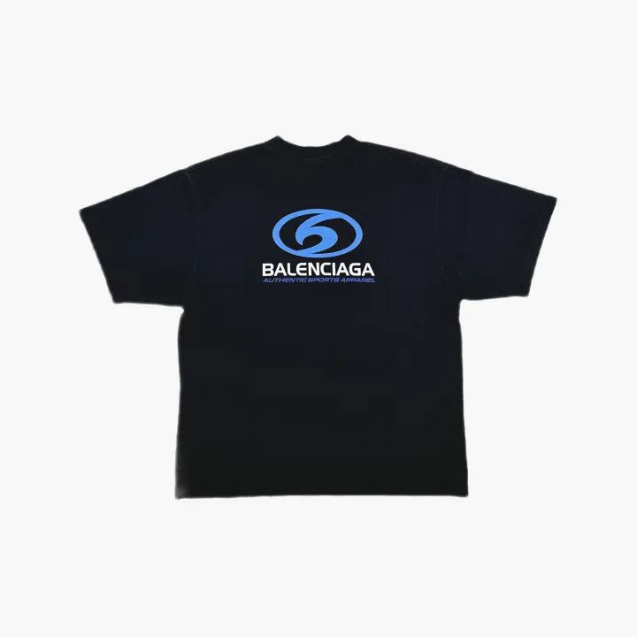 Balenciaga Balenciaga Black Logo Print Short Sleeve T-Shirt Size US XL / EU 56 / 4 - 3 Thumbnail