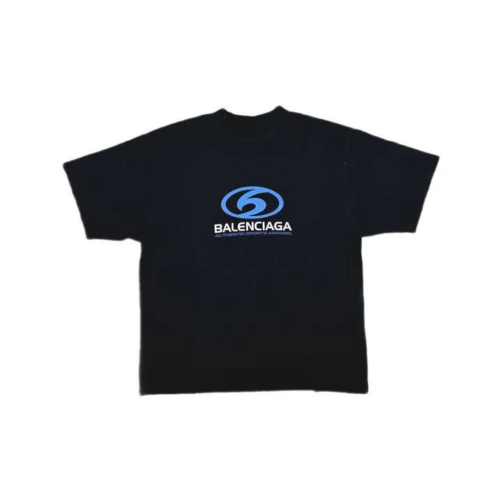 Balenciaga Balenciaga Black Logo Print Short Sleeve T-Shirt Size US XL / EU 56 / 4 - 2 Thumbnail