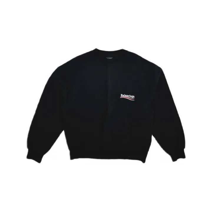 Balenciaga Balenciaga Logo Embroidered Long Sleeve Sweatshirt Size US XS / EU 42 / 0 - 2 Thumbnail