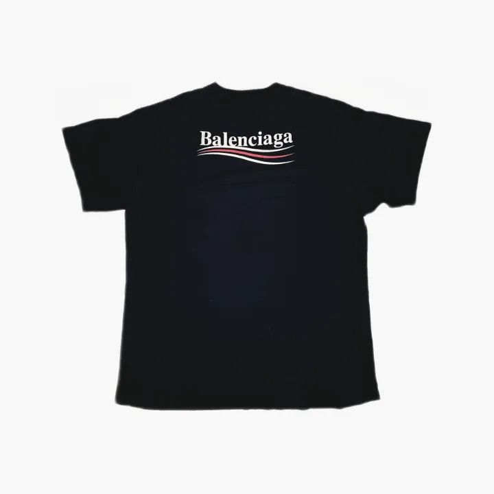 Balenciaga Balenciaga Black Short Sleeve T-Shirt for Men Size US L / EU 52-54 / 3 - 3 Thumbnail